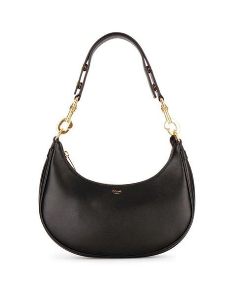 celine shoulder bag black.